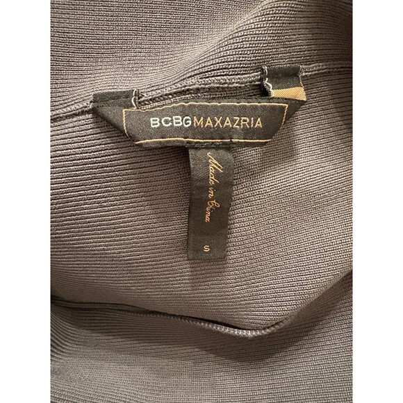 BCBGMAXAZRIA Charcoal Gray Bandage Bodycon Pencil Skirt - Sleek & Chic S - Picture 3 of 3